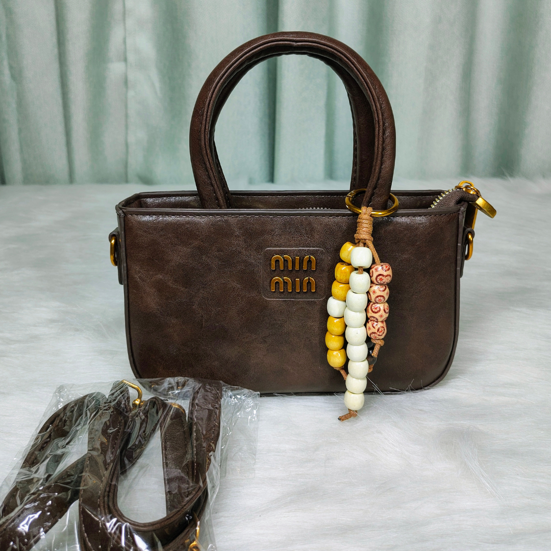 Korean Style High End Retro Leather Handbag