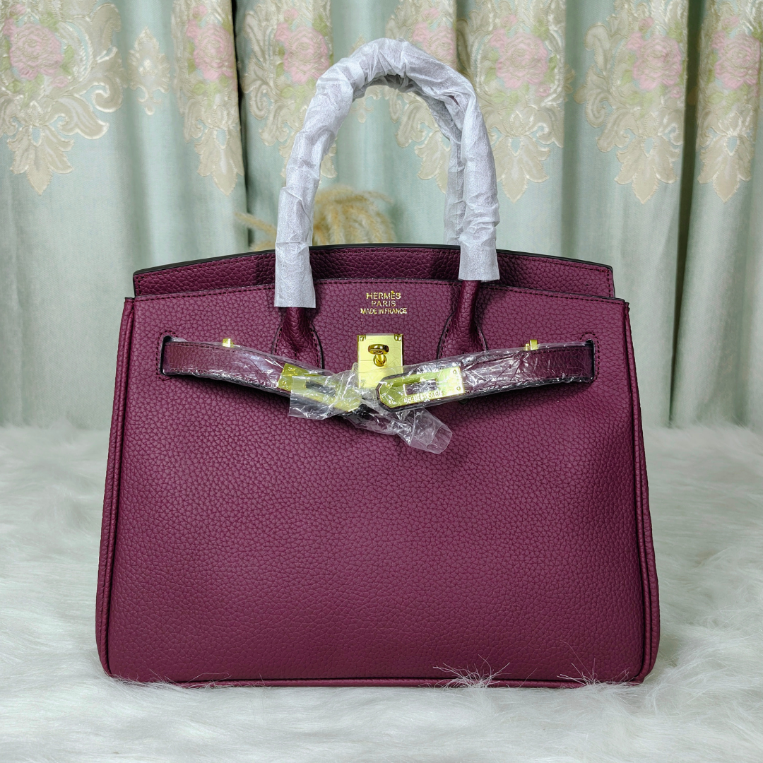 Premium Cow Leather Birkin Handbag for Women