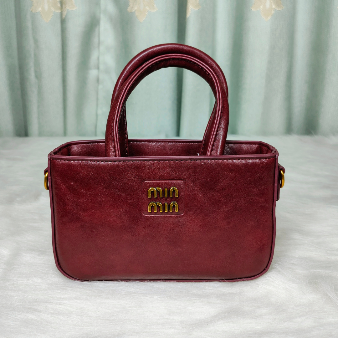 Korean Style High End Retro Leather Handbag