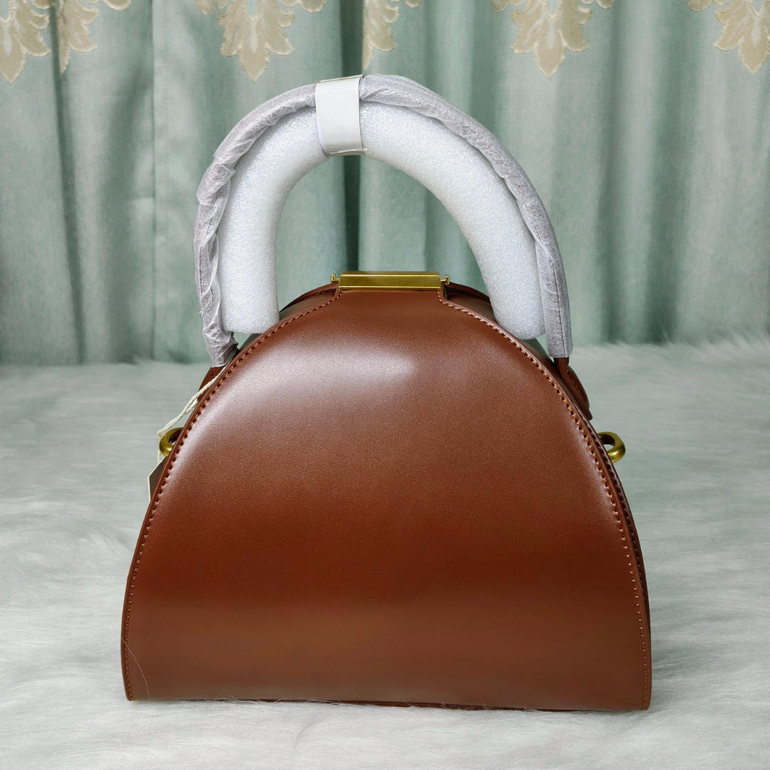 Stylish PU Vegan Leather Squeeze Drawstring Bag