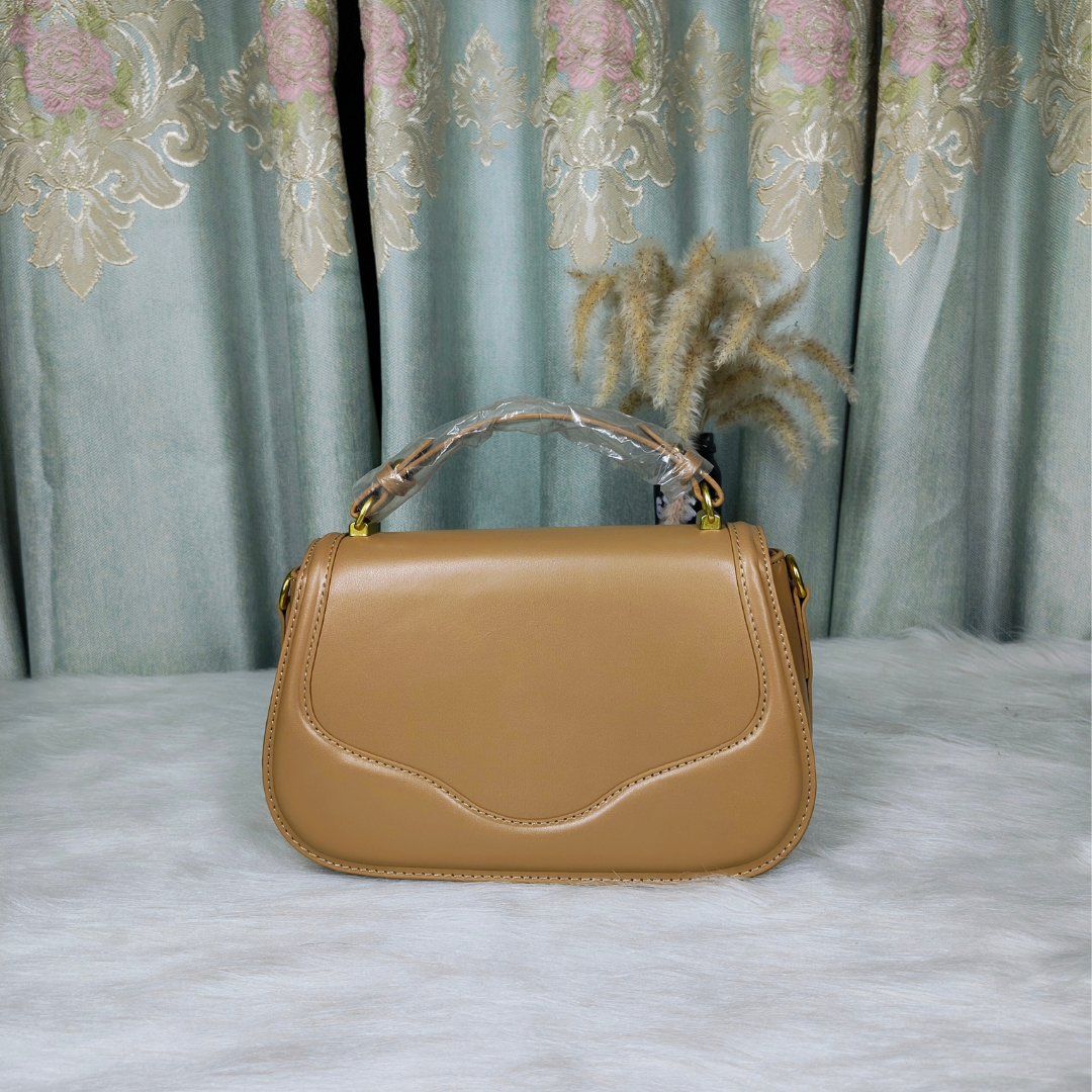 Za Cross Border Flip Saddle Bag for Women