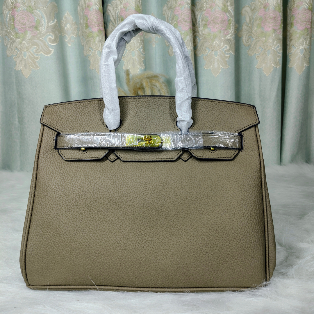 Premium Cow Leather Birkin Handbag for Women