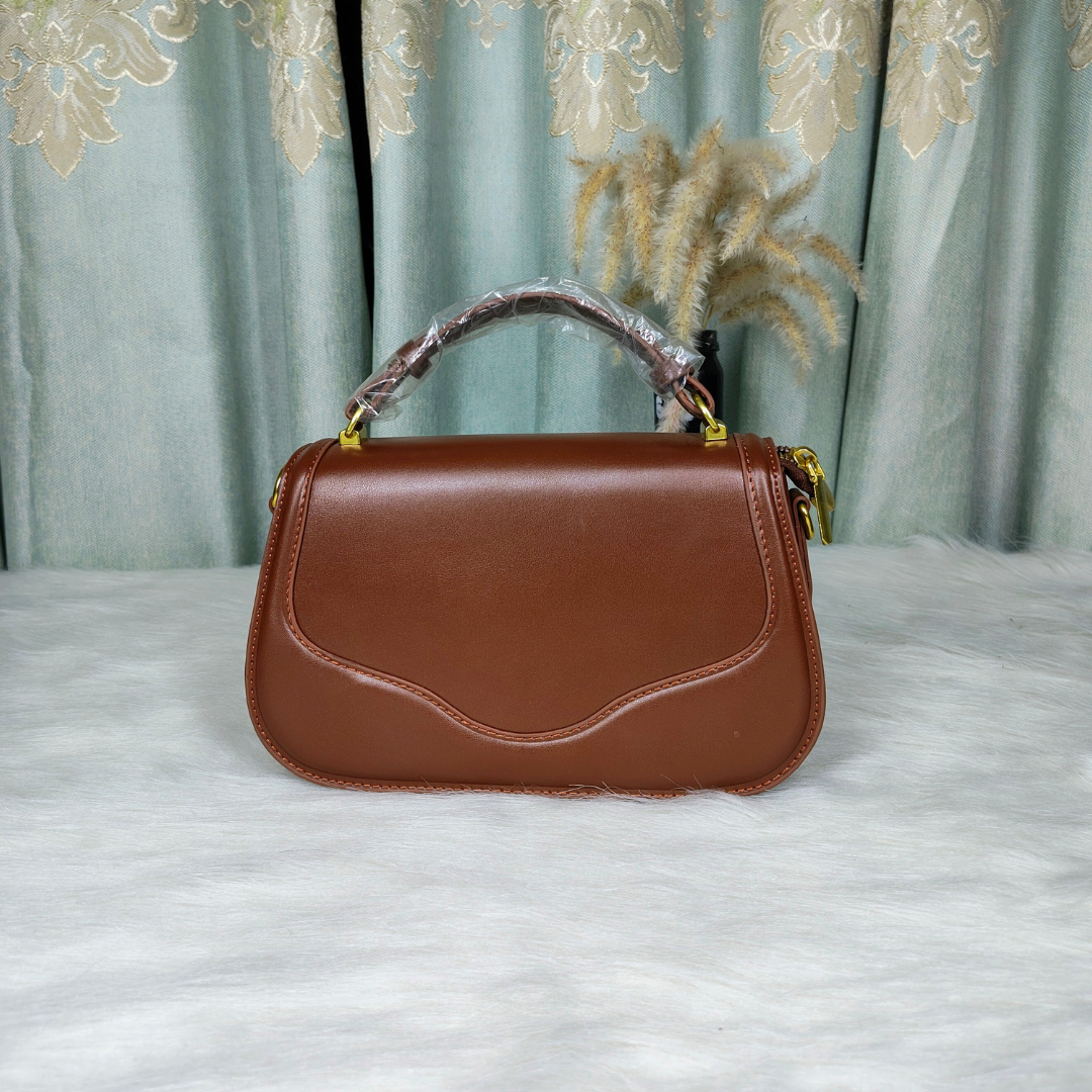 Za Cross Border Flip Saddle Bag for Women