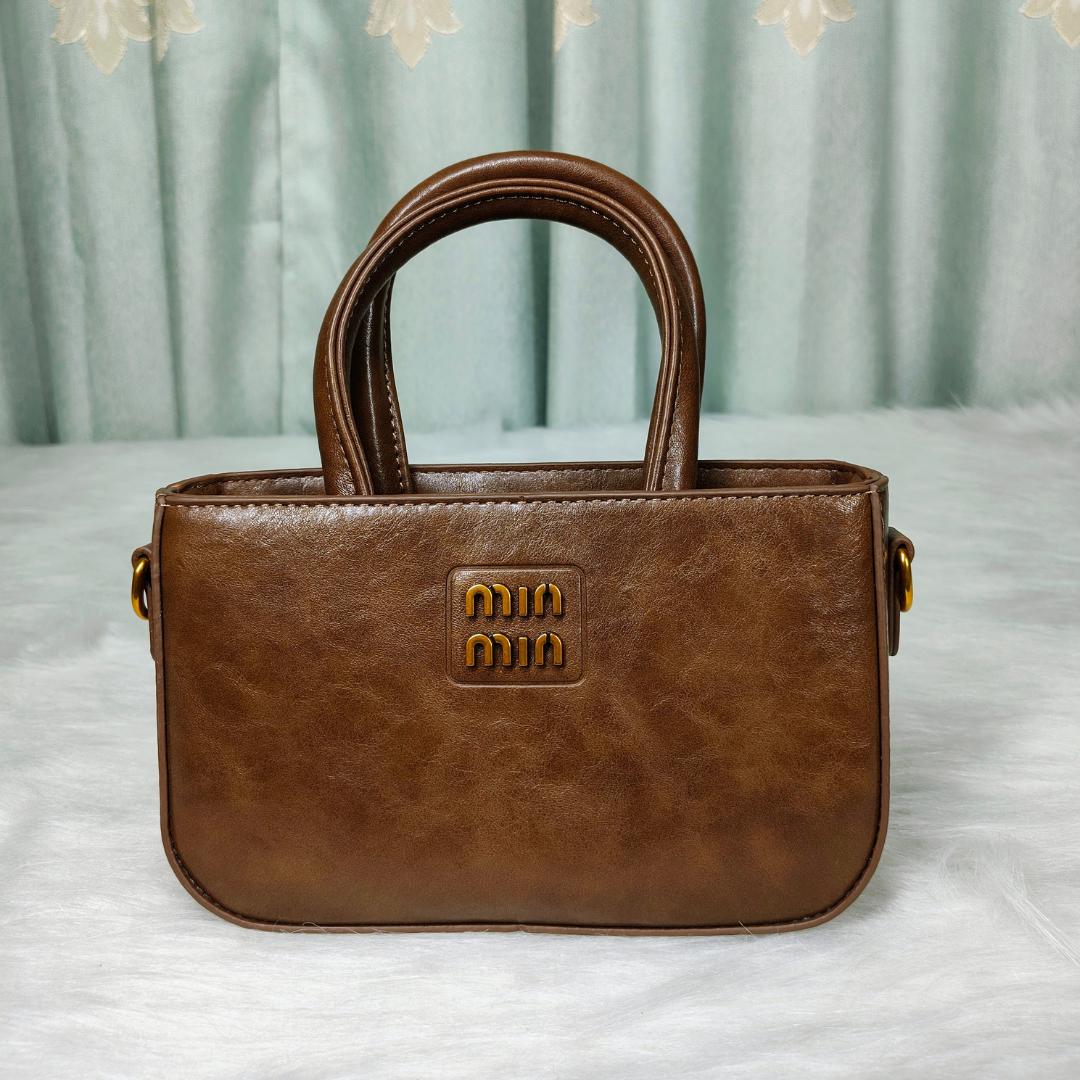 Korean Style High End Retro Leather Handbag