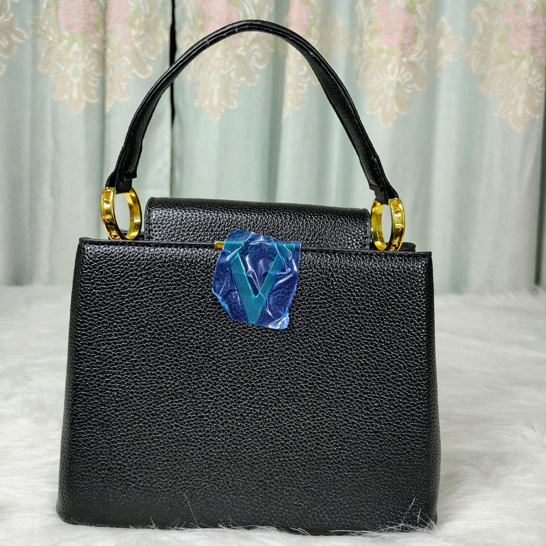 Luxury Cross Border Pebbled Leather Handbag